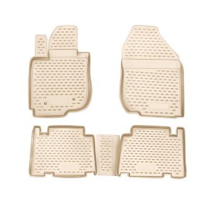 Toyota RAV4 Floor Mats - Omac - Rubber TPE - Beige - '06-'12